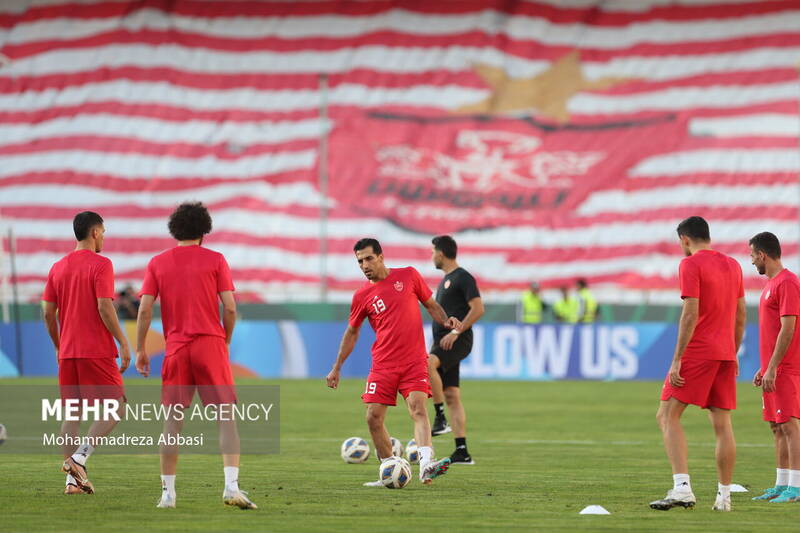 تمرین تیم ملی فوتبال پرسپولیس تهران