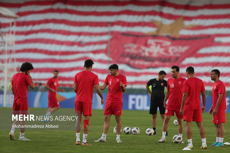 تمرین تیم ملی فوتبال پرسپولیس تهران