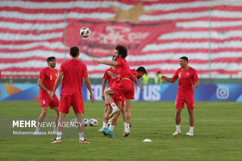 تمرین تیم ملی فوتبال پرسپولیس تهران