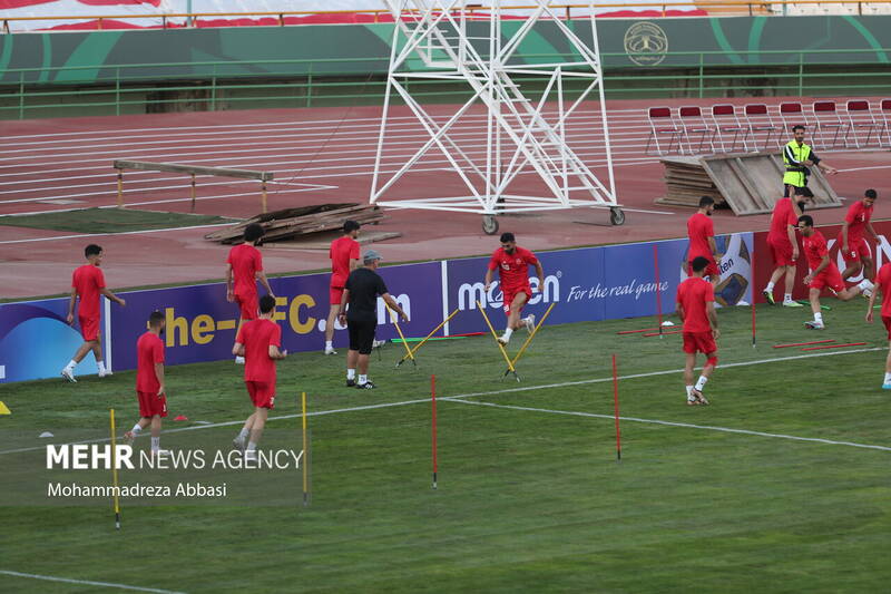 تمرین تیم ملی فوتبال پرسپولیس تهران
