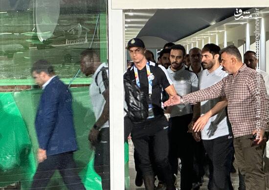 ورود رونالدو به استادیوم آزادی
