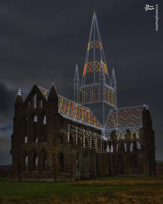 بازسازی جالب ابنیه تاریخی به کمک پهپاد! +عکس