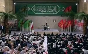 مداحی حماسی حسین طاهری در محضر رهبر انقلاب