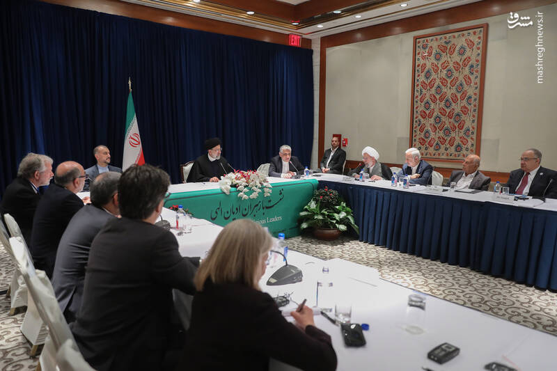 عکس/ نشست رئیسی با رهبران ادیان الهی