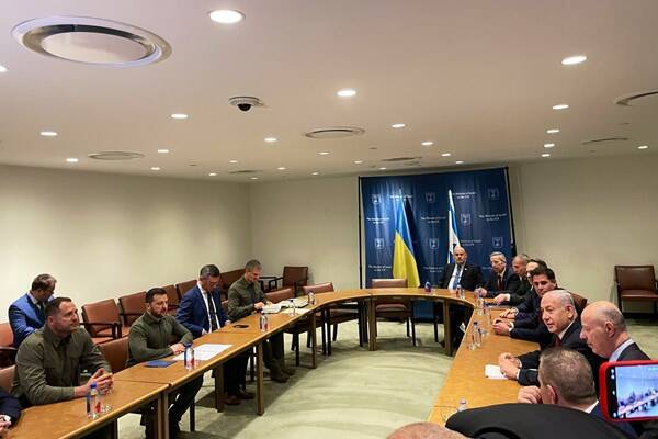 زلنسکی در دیدار با نتانیاهو: انتظارات زیادی داریم