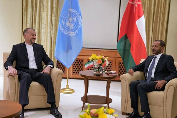 رایزنی وزرای خارجه ایران و عمان در نیویورک +عکس