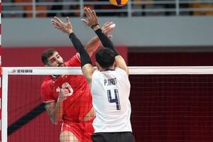 صعود تیم ملی والیبال به نیمه نهایی