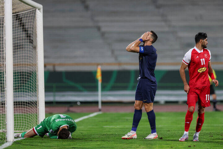 رونالدو بدترین بازیکن النصر برابر پرسپولیس