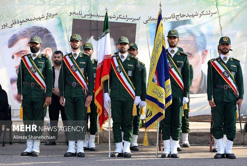 مراسم رژه نیروهای مسلح در استان گیلان