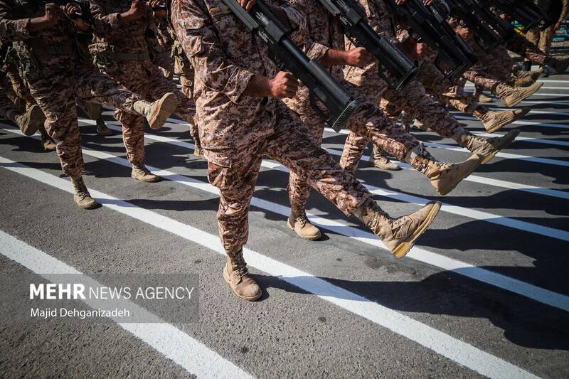 مراسم رژه نیروهای مسلح در استان یزد