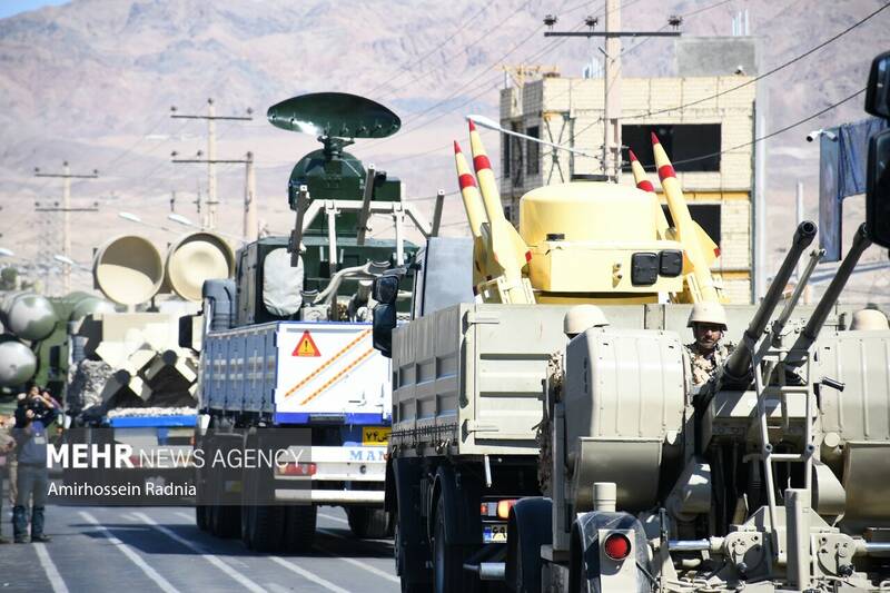 مراسم رژه نیروهای مسلح در استان خراسان جنوبی