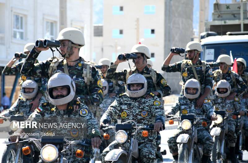 مراسم رژه نیروهای مسلح در استان خراسان جنوبی
