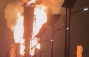 آتش‌سوزی در پالایشگاهی در کویت