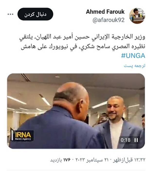 دیدار وزای خارجه ایران و مصر در قاب رسانههای عربی