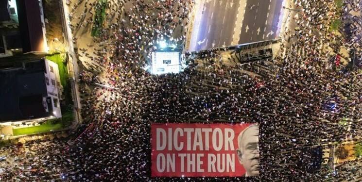 سیوهشتمین هفته تظاهرات علیه نتانیاهو +عکس و فیلم