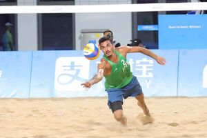 صعود مردان والیبال ساحلی ایران به نیمه‌نهایی بازی‌های هانگژو