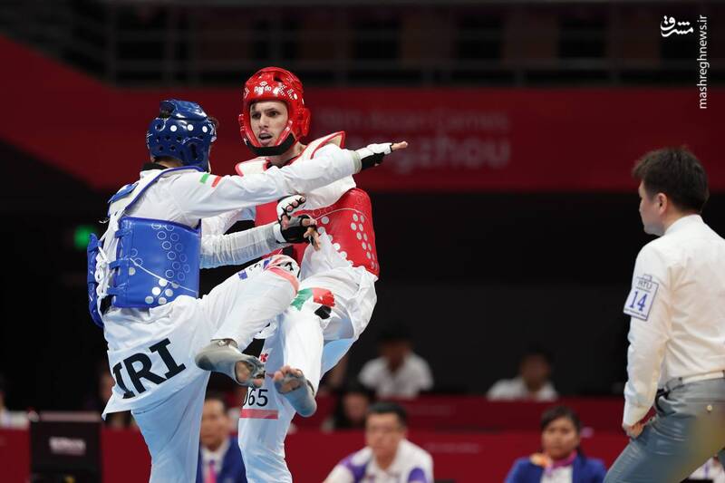 عکس / حسین پور به فینال تکواندو رسید 9
