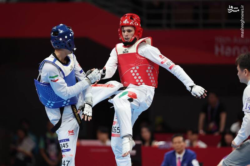 عکس / حسین پور به فینال تکواندو رسید 8