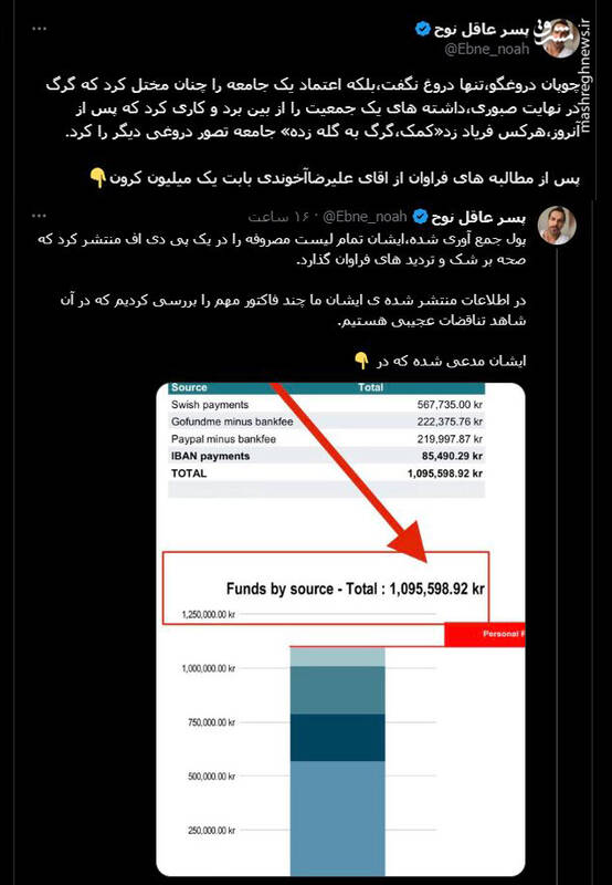 کمکهای مالی برباد رفته اغتشاشات در جیب نماینده سوئد