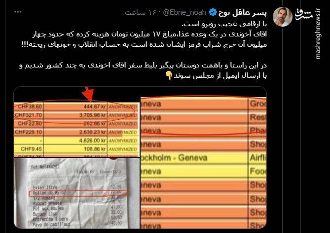 کمکهای مالی برباد رفته اغتشاشات در جیب نماینده سوئد