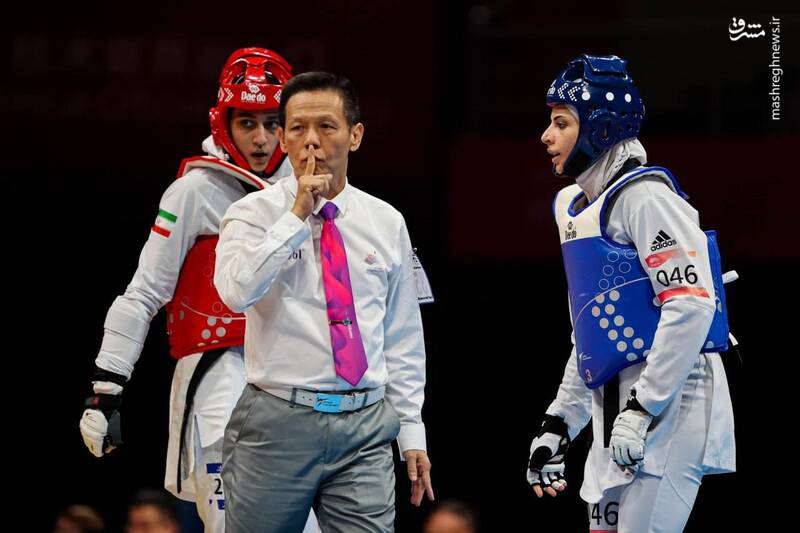 عکس / صعود باوی تکواندو کار ایرانی به یک چهارم نهایی 4