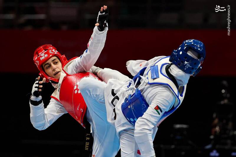 عکس / صعود باوی تکواندو کار ایرانی به یک چهارم نهایی 9