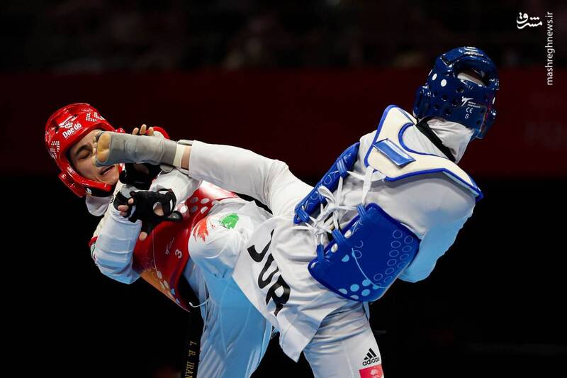 عکس / صعود باوی تکواندو کار ایرانی به یک چهارم نهایی 7