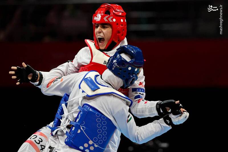 عکس / صعود باوی تکواندو کار ایرانی به یک چهارم نهایی 5