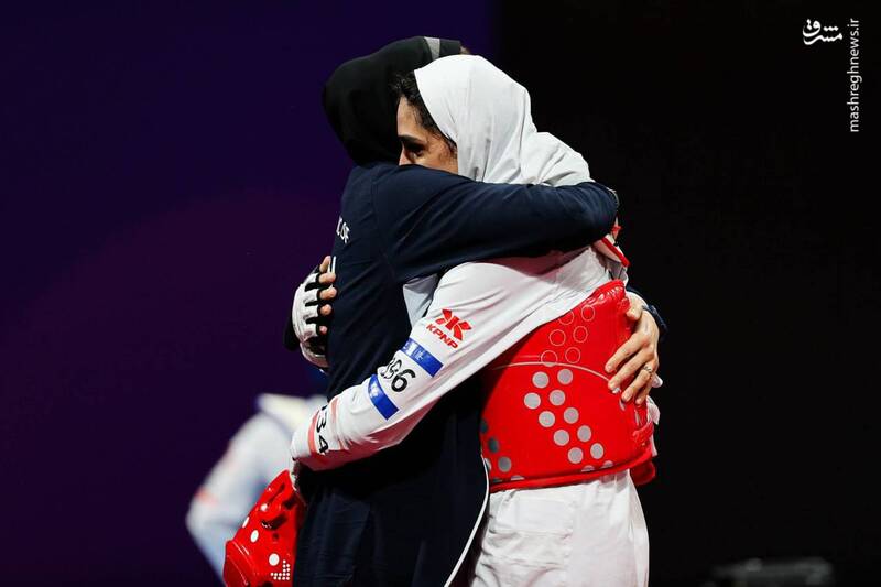 عکس / صعود باوی تکواندو کار ایرانی به یک چهارم نهایی 10