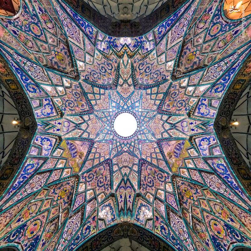 تصویری از معماری باشکوه حمام چهارفصل اراک