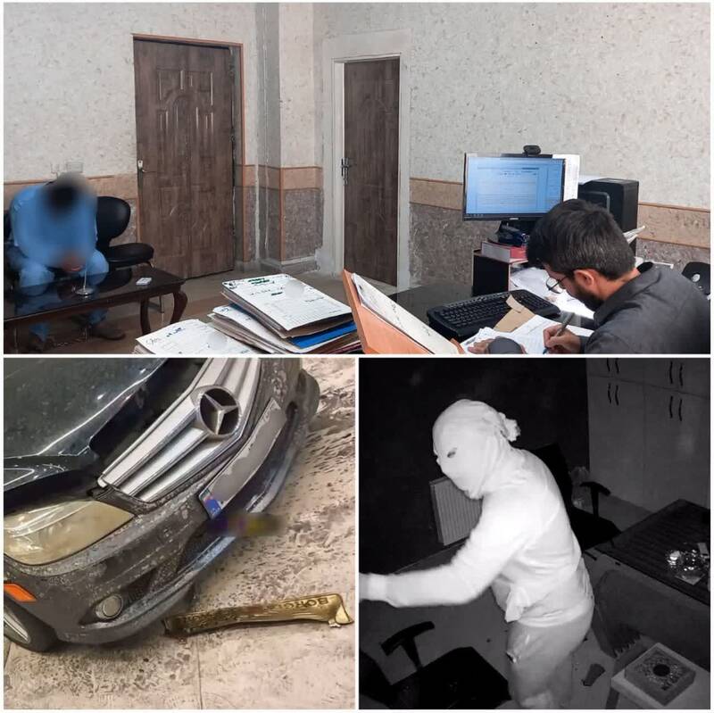 دستگیری عاملان آتش سوزی عمدی نمایشگاه خودرو در قم +عکس