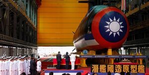 رونمایی تایوان از اولین زیردریایی بومی خود با هدف مقابله با چین