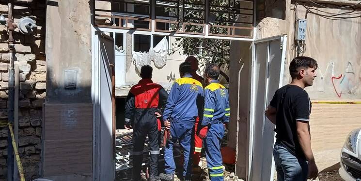 انفجار و تخریب یک منزل مسکونی در قم+ عکس