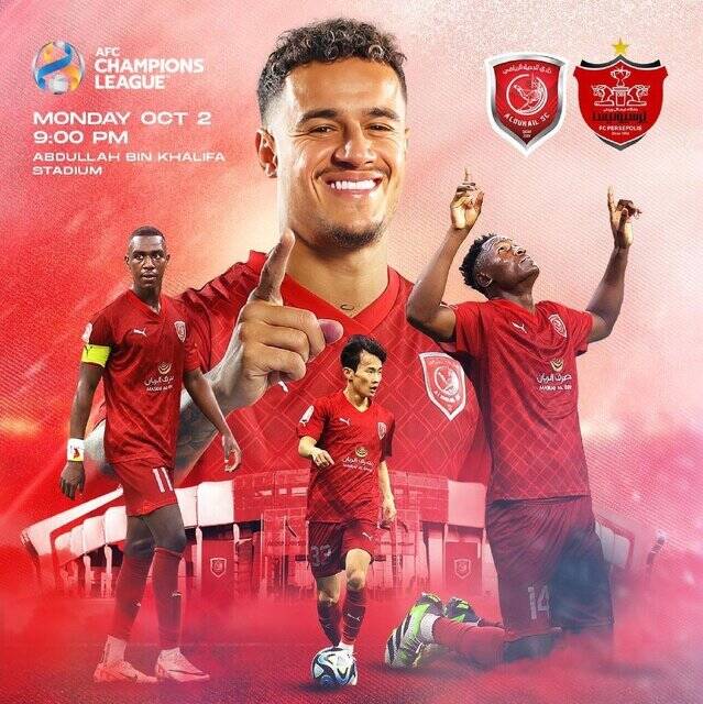 پوستر الدحیل برای رویارویی با پرسپولیس +عکس