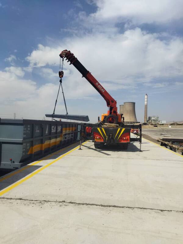 پای خط آهن فولاد به بناب باز شد