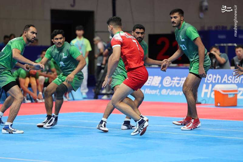 عکس/ پیروزی ملی پوشان کشورمان در کبدی مقابل پاکستان