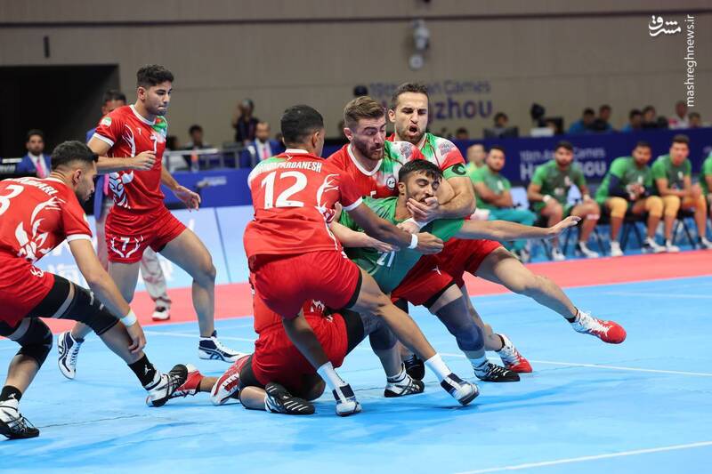 عکس/ پیروزی ملی پوشان کشورمان در کبدی مقابل پاکستان