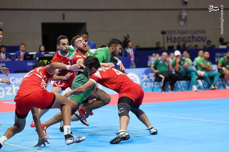 عکس/ پیروزی ملی پوشان کشورمان در کبدی مقابل پاکستان