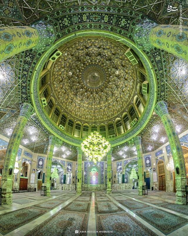 مسجد جمکران را از این زاویه دیده بودید؟ +عکس