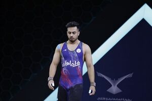 حسین سلطانی در مسابقات وزنه برداری پنجم شد