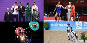 بازی‌های آسیایی| طلای کاراته و نقره کشتی عملکرد مدالی کاروان ایران در روز سیزدهم
