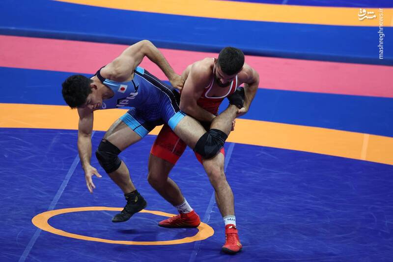 عکس / ضرب اولین طلای کشتی آزاد در هانگژو 4