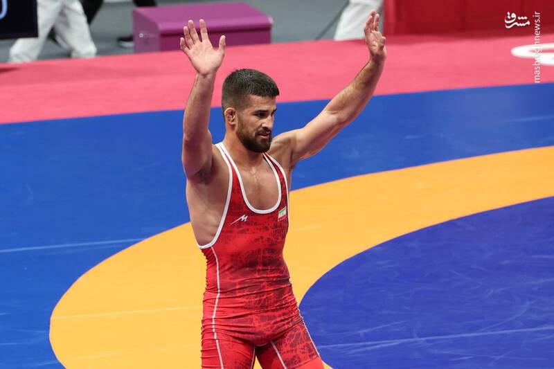 عکس / ضرب اولین طلای کشتی آزاد در هانگژو 3