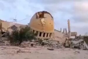 تخریب مساجد در غزه توسط موشک‌های صهیونیست