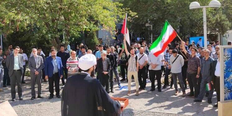 جشن دانشگاههای تهران برای طوفان الاقصی 2