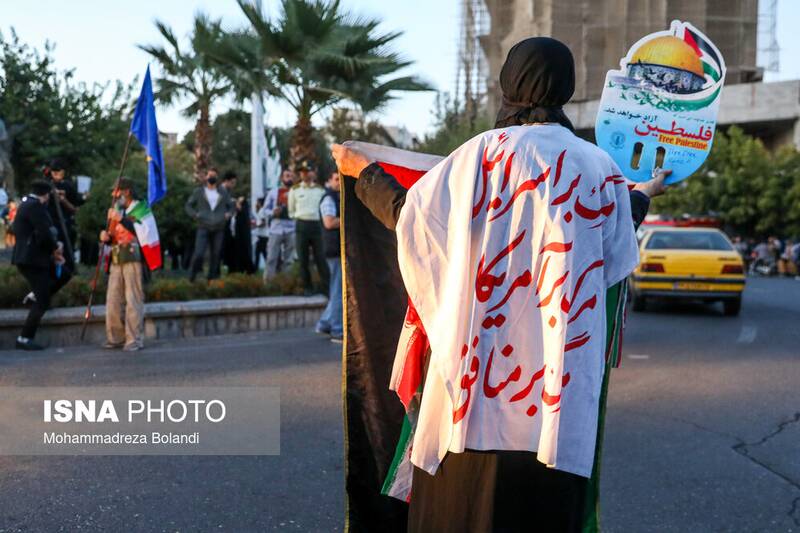 پیام عبری دختر ایرانی برای صهیونیستها!+ عکس