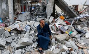غزه بعد از بمباران!