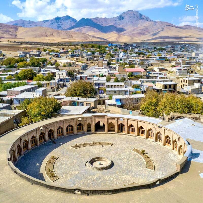 تصویری زیبا از یک میراث جهانی در همدان