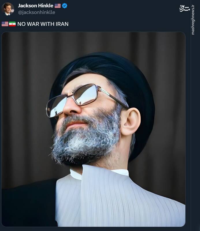 توئیت سلبریتی آمریکایی در مورد رهبر انقلاب