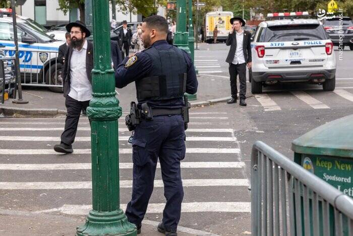 آمادهباش پلیس نیویورک پیش از برگزاری راهپیمایی در حمایت از فلسطین